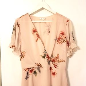 Willow & Clay Floral Short Sleeve Dress Size XL